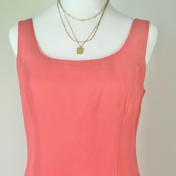 Vintage Hampton Nites Pink Frilly Tank Dress - Picture 6 of 8
